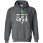 Drinking for two st patricks day pregnancy announcement gift Hoodie