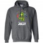 Dr seuss the grinch being jolly Hoodie