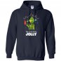 Dr seuss the grinch being jolly Hoodie
