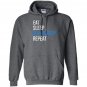 Eat sleep sled hockey repeat Hoodie