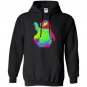 Edm electronic techno penguin Hoodie