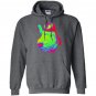 Edm electronic techno penguin Hoodie