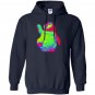 Edm electronic techno penguin Hoodie