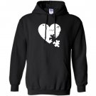 Enmeng autism awareness love heart puzzle graphic tees unisex Hoodie