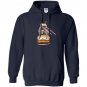 French bulldog casual graphic print Hoodie