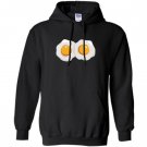 Fried eggs halloween costume bacon and eggs Hoodie