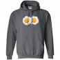 Fried eggs halloween costume bacon and eggs Hoodie
