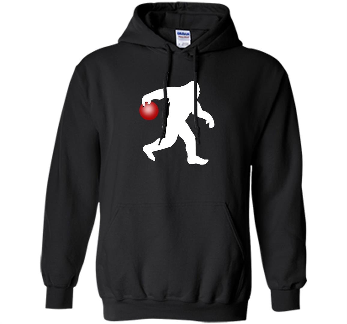 Funny bigfoot bowling novelty medium Hoodie
