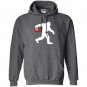 Funny bigfoot bowling novelty medium Hoodie