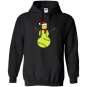 Funny christmas softball balls santa snow Hoodie