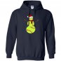 Funny christmas softball balls santa snow Hoodie