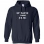 Funny family reunion distressed look Hoodie