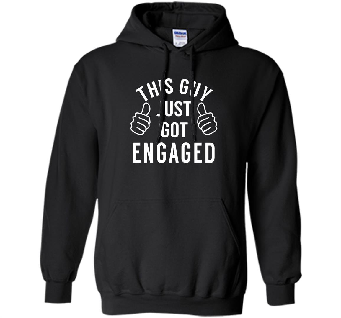 Funny just engaged engagement Hoodie