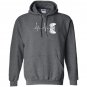 Gamer heartbeat video game lover gift Hoodie