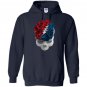 Grateful dead rose skull long strange trip Hoodie