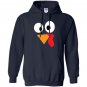 Happy thanksgiving funny turkey face Hoodie