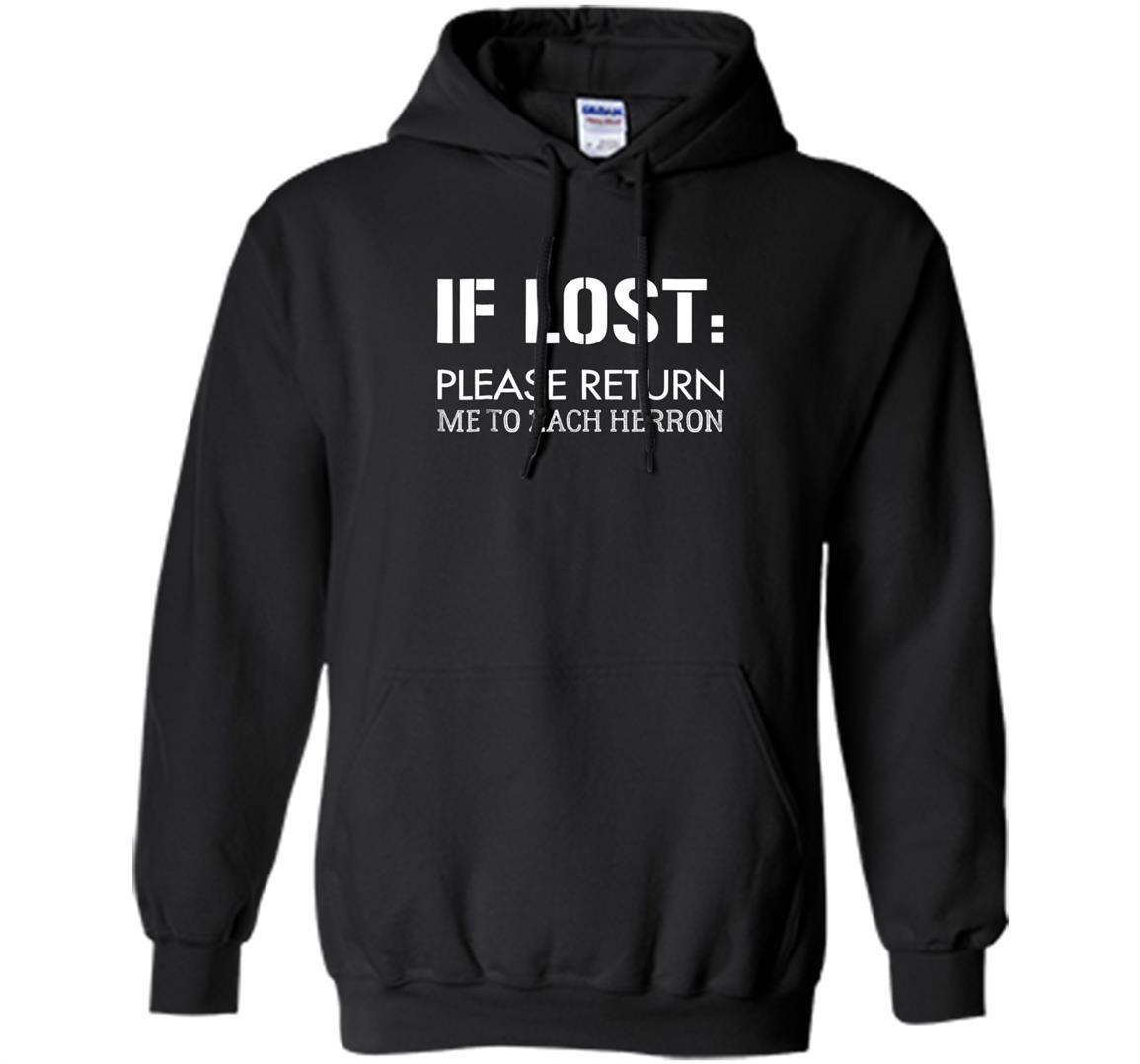 If lost please return me to zach herron Hoodie