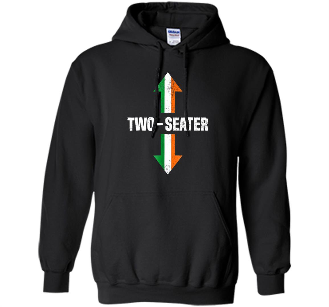 Irish flag two seater party trashy adult humor Hoodie