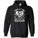 I wear gray for brain cancer awareness ribbon Hoodie