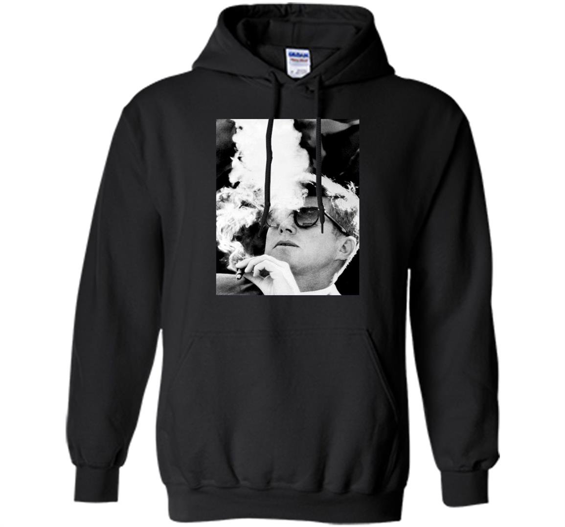 John kennedy smoking cigar glasses jfk Hoodie