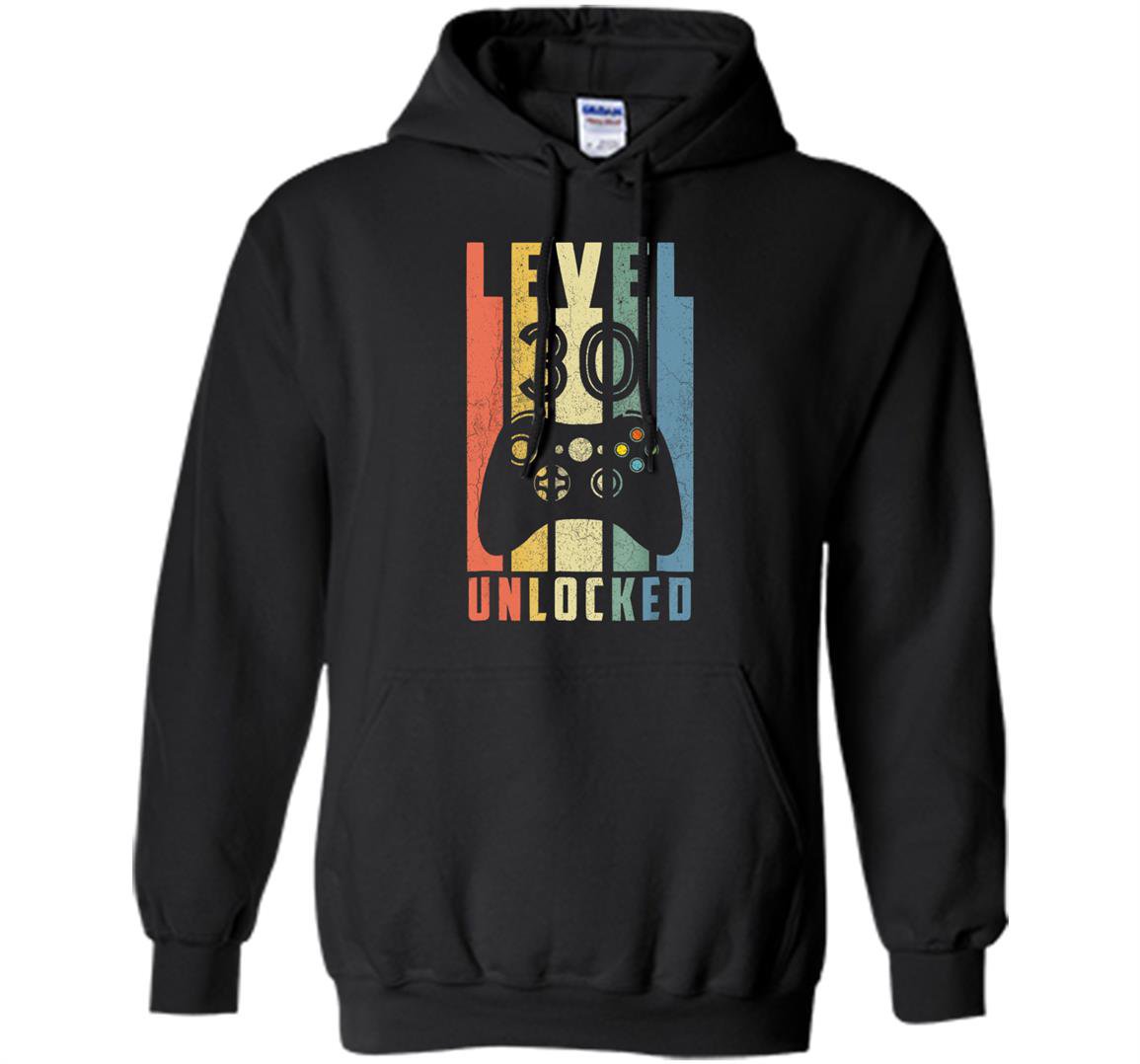 Level 30 unlocked 30th video gamer birthday gifts Hoodie