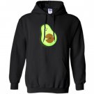 Lol cute amusing avocado pregnant mom with baby seed Hoodie