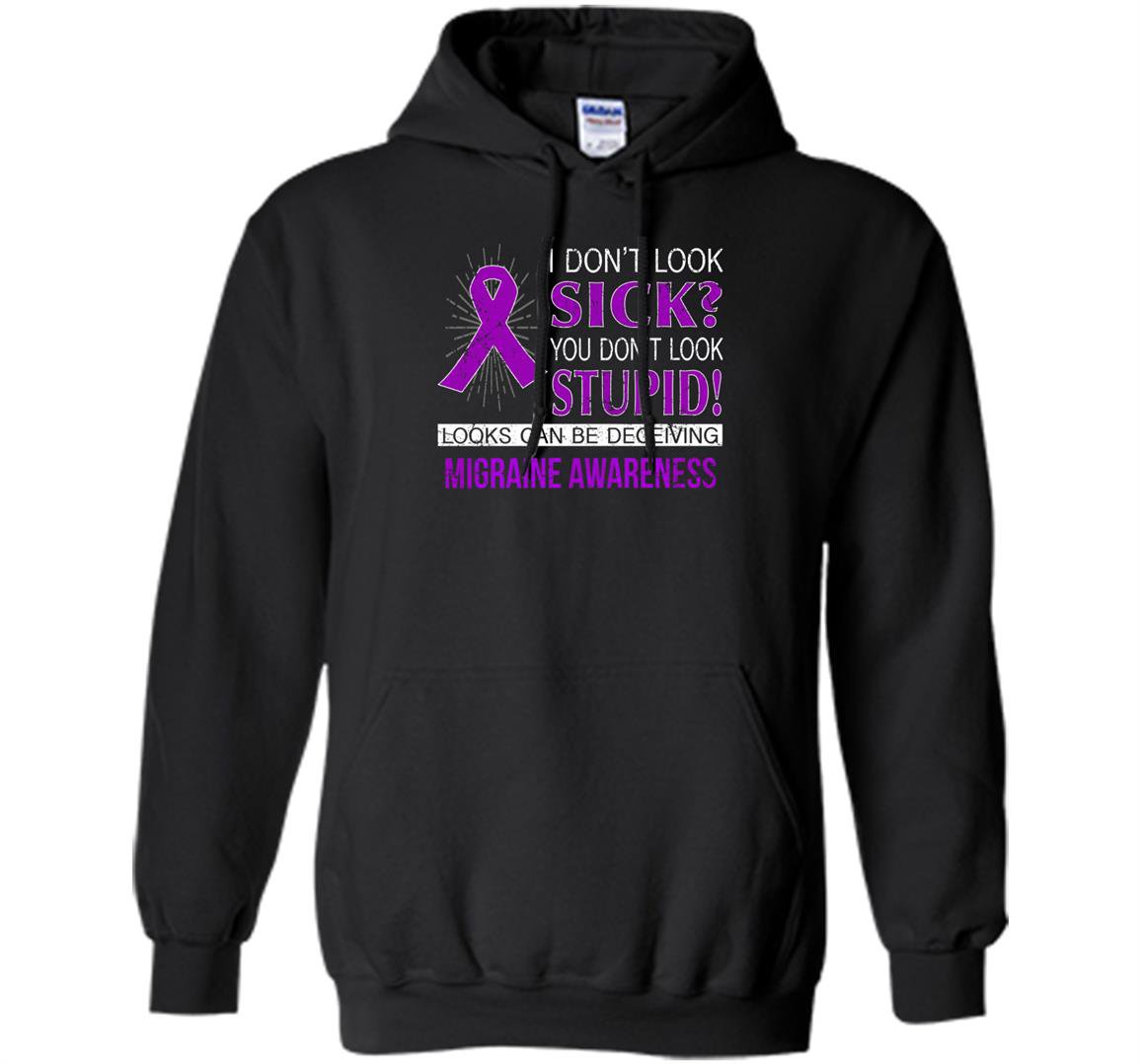 Looks can be deceiving migraine awareness Hoodie