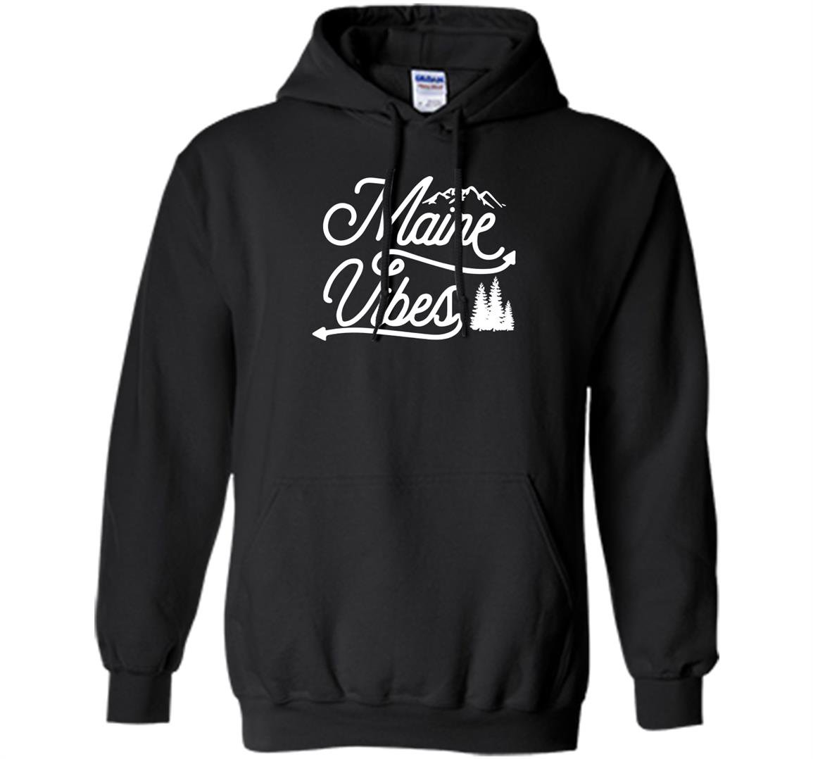 Maine vibes support medium Hoodie