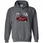 Mama bear buffalo plaid family camping bear Hoodie