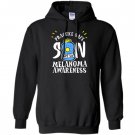 Melanoma skin cancer awareness ribbon safe sun spf premium Hoodie