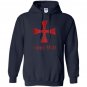 Distressed deus vult knights templar cross crusader Hoodie