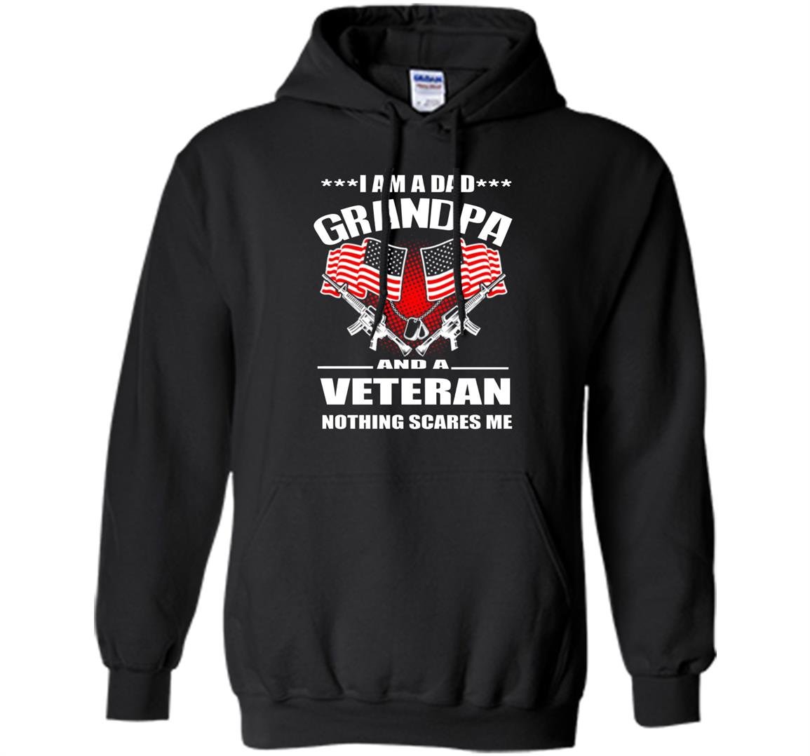 Im a dad grandpa veteran 4th july independence day Hoodie