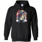 Ninja unicorn dinosaur t-rex squad rainbow Hoodie