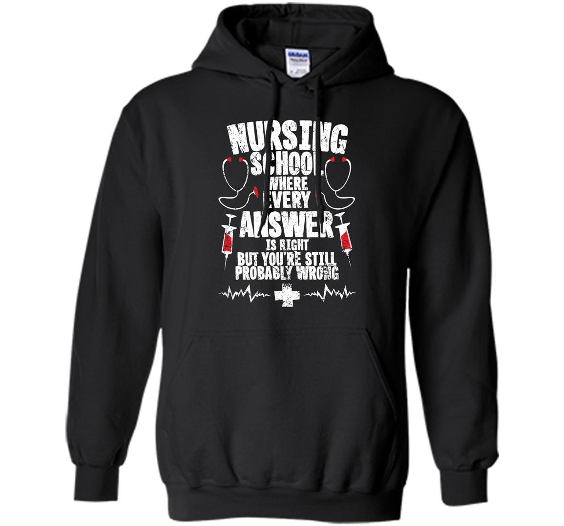 Nursing school hospital nurse student Hoodie