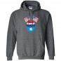 Patriotic cupcake cute stars and strips american fl Hoodie