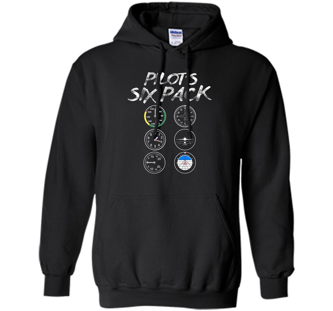 Pilots six pack aviation lovers funny Hoodie
