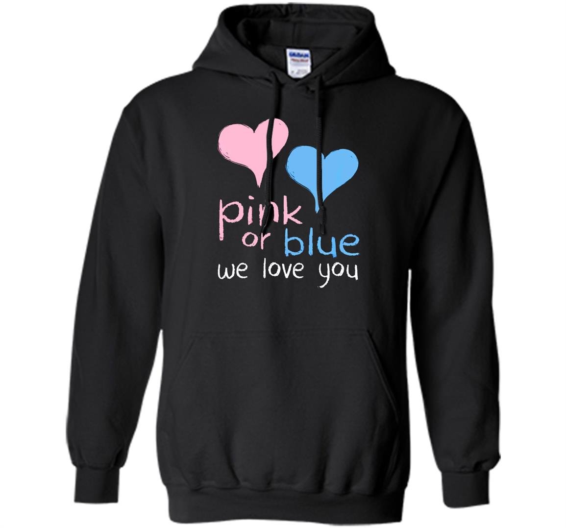 We love you baby shower gender reveal cute Hoodie