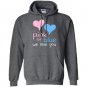 We love you baby shower gender reveal cute Hoodie