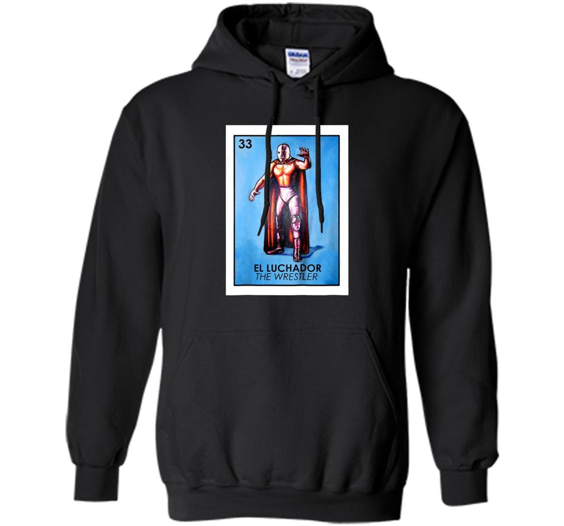 Playera de lucha libre mexicana mexican loteria Hoodie