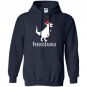 Pregnant rex christmas pregnancy announcement Hoodie