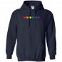 Rainbow hearts gay pride emoji hearts lgbt rainbow Hoodie
