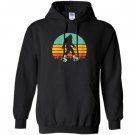 Retro bigfoot roller skating sasquatch 80s skater Hoodie