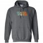 Retro french horn player Hoodie