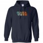 Retro french horn player Hoodie