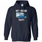 Rv there yet truck camper funny camping Hoodie