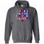 Sailing nautical signal flag secret message Hoodie