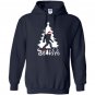 Santaquatch believe bigfoot christmas santa hat xmas Hoodie