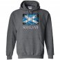Scotland flag distressed vintage Hoodie