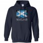 Scotland flag distressed vintage Hoodie