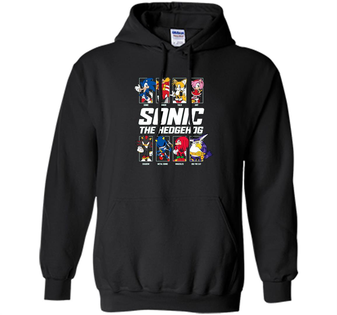 Sonic hedgehog characters royal Hoodie